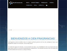 Tablet Screenshot of 100fragancias.com